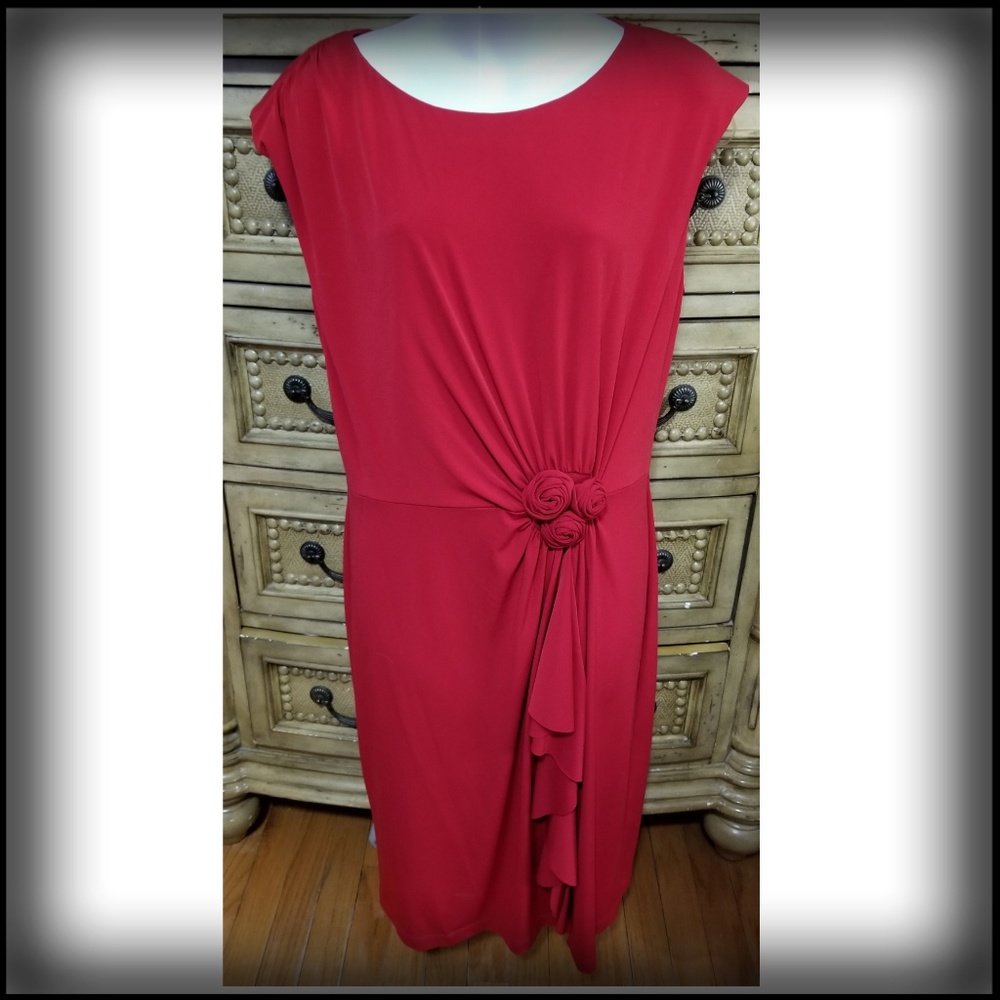 Red dress, size 14